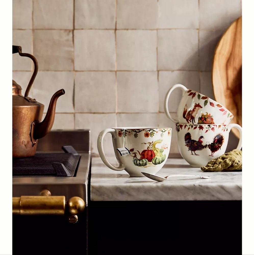 Anthropologie Inslee Fariss Autumn's Bounty Mug - pumpkin - Picture 12 of 16